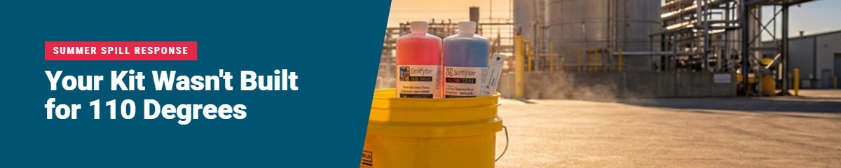 Spill Kit Heat Damage: Why Summer Storage Breaks Most Kits