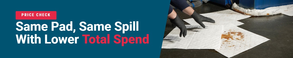 Same Pad, Same Spill, Less Money: Before You Reorder Absorbent Pads