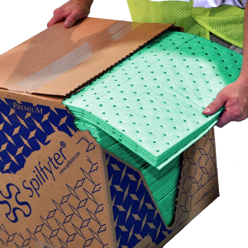 https://www.absorbentsforless.com/images/DO/Spilfyter-16--x-18--Premium-Green-HW-Universal-Absorbent-Pad-100-Box-01.jpg