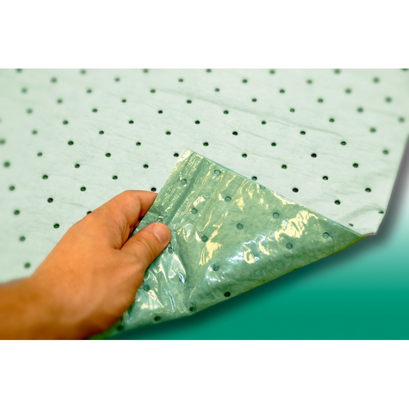 Spilfyter Universal Green Oil and Water Absorbent Pad