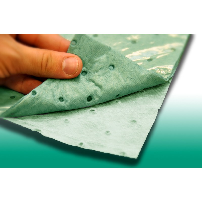 Spilfyter Absorbent Pad Universal LightWeight Green