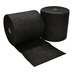 Buy Spilfyter 16" x 150 ft Sustayn Recycled Black HW Perfed Universal Absorbent Roll 2/Box on sale online