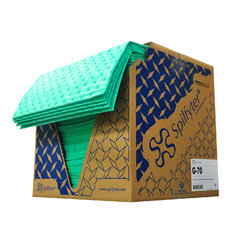 Buy Spilfyter 16" x 18" Premium Green LW Universal Absorbent Pad 200/Box on sale online