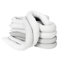 Spilfyter 3" x 10 ft Cellulose White Absorbent Sock 6/Box
