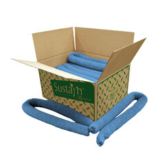 Buy Spilfyter 3" x 4 ft 100% Sustayn Recycled Oil-Only Blue Absorbent Sock 15/Box on sale online