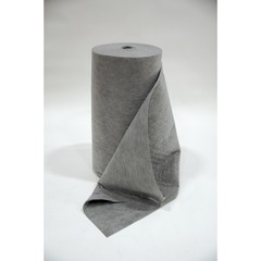 Spilfyter 32" x 150 ft Spilhyder Universal Gray Unprinted Absorbent Roll