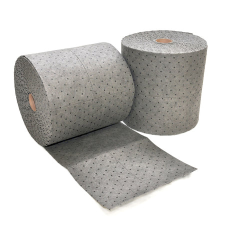 Spilfyter 16" x 150 ft Streetfyter Gray MW Dimpled Universal Absorbent Roll 2/Box