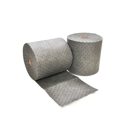 Spilfyter 16" x 150 ft Streetfyter Universal Gray Dimpled Absorbent Roll 2/Bag