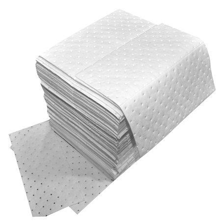 Spilfyter 16" x 18" Standard White Oil-Only LW Absorbent Pad 200/Box