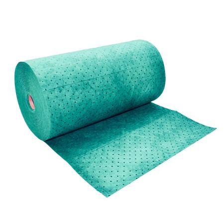 Spilfyter 24" x 150 ft Universal Premium Green Perfed Absorbent Roll