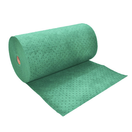 Spilfyter 32" x 150 ft Premium Green HW Universal Absorbent Roll 1/Bag