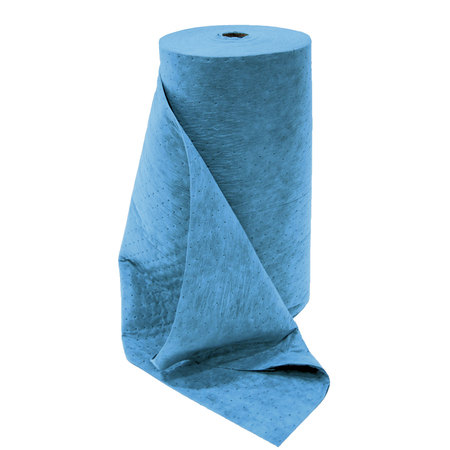 Spilfyter 32" x 150 ft Premium Oil-Only Blue MW Perfed Absorbent Roll