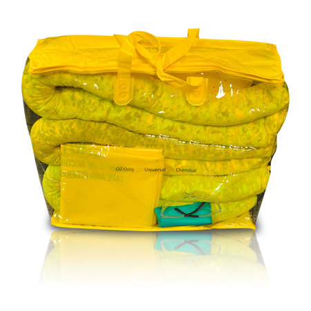 Spilfyter Grab & Go Hazmat Zipper Bag Absorbent Spill Kit