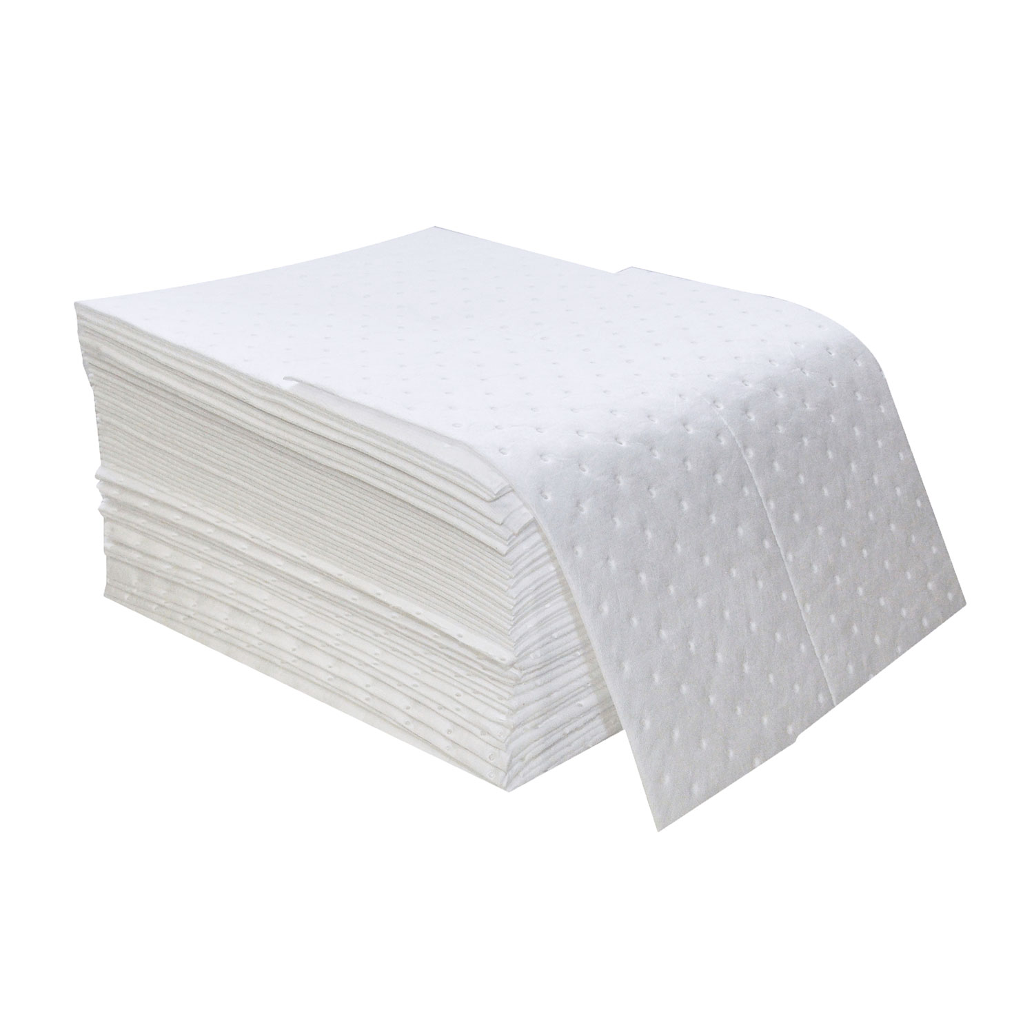 White Oil Absorbent Pad by Spilfyter OS-100, Light Weight