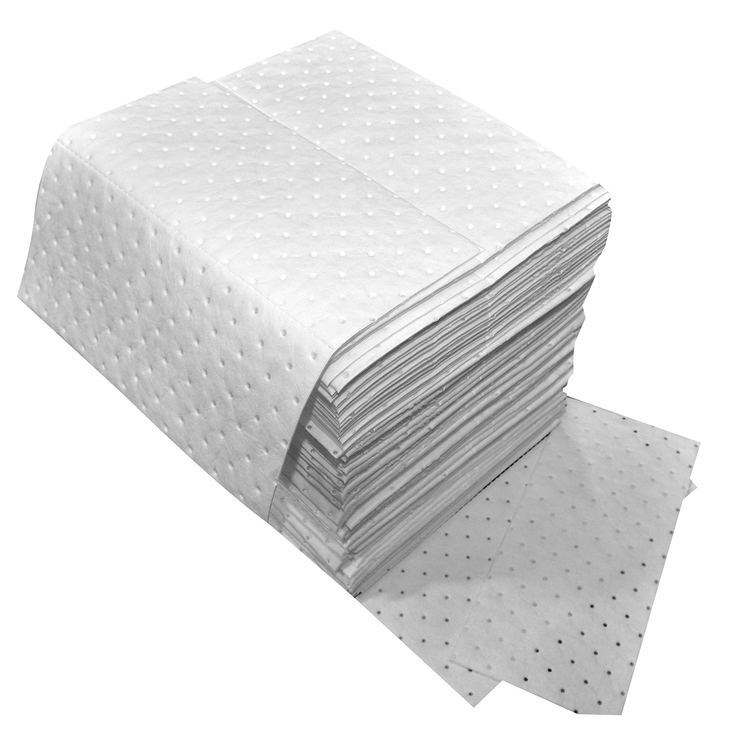 Spilfyter Z-72 White Polypropylene 24 Gal Sorbent Pad - Box - 16 Width - 18 Length