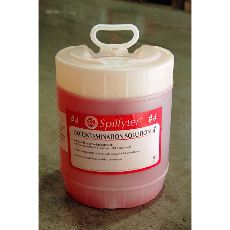 Spilfyter Decontamination Solution 4 for Base Waste