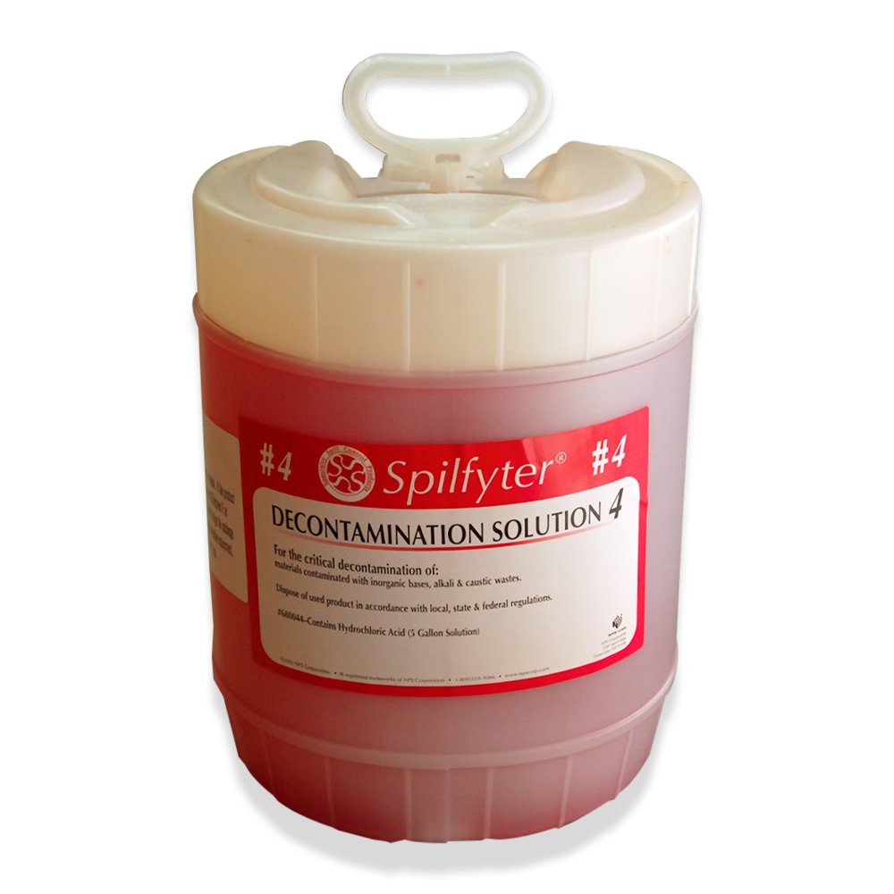 Spilfyter Decontamination Solution 4 for Base Waste