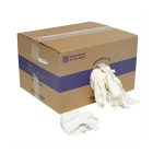 Spilfyter Bulk Reclaimed #1 White T-Shirt Rags 25 lbs in Box