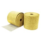 16" x 150 ft Hazmat Premium Yellow Perfed Absorbent Roll 2/Bag